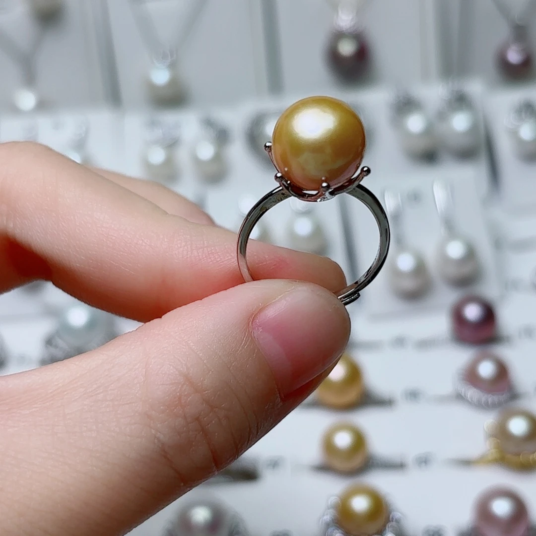 颈饰淡水珍珠银S925镶嵌