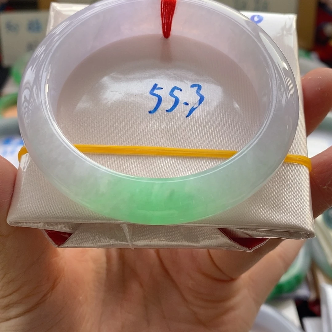 翡翠未镶嵌手镯7号