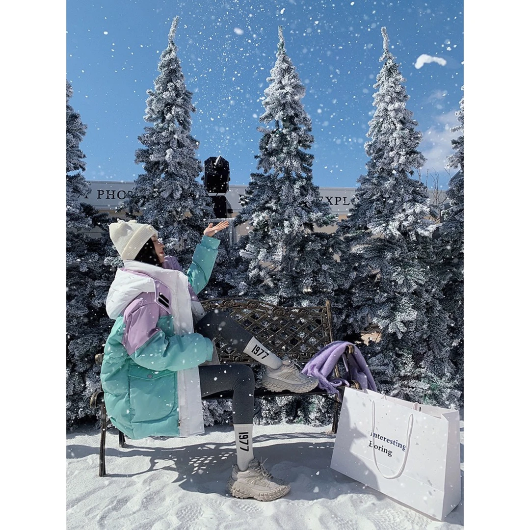 【孤品特价  非图片款】潮牌羽绒服白鸭绒女款冬季新款时尚厚款外套