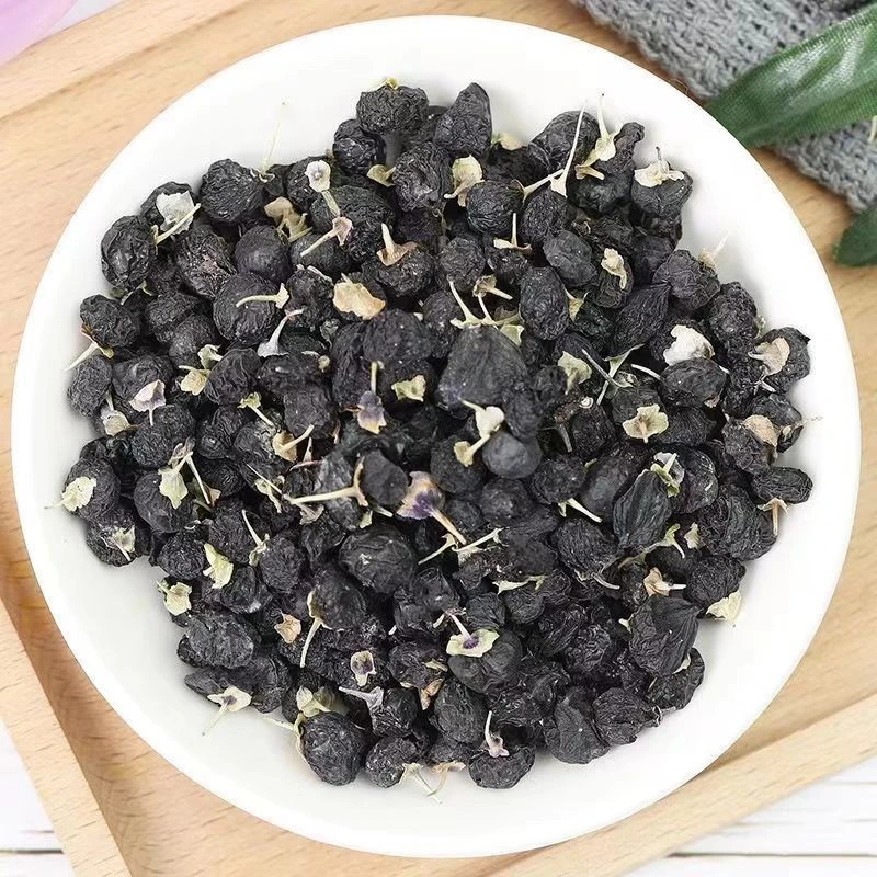 精选黑枸杞青海特产精选大果无硫黑枸杞子农家采摘