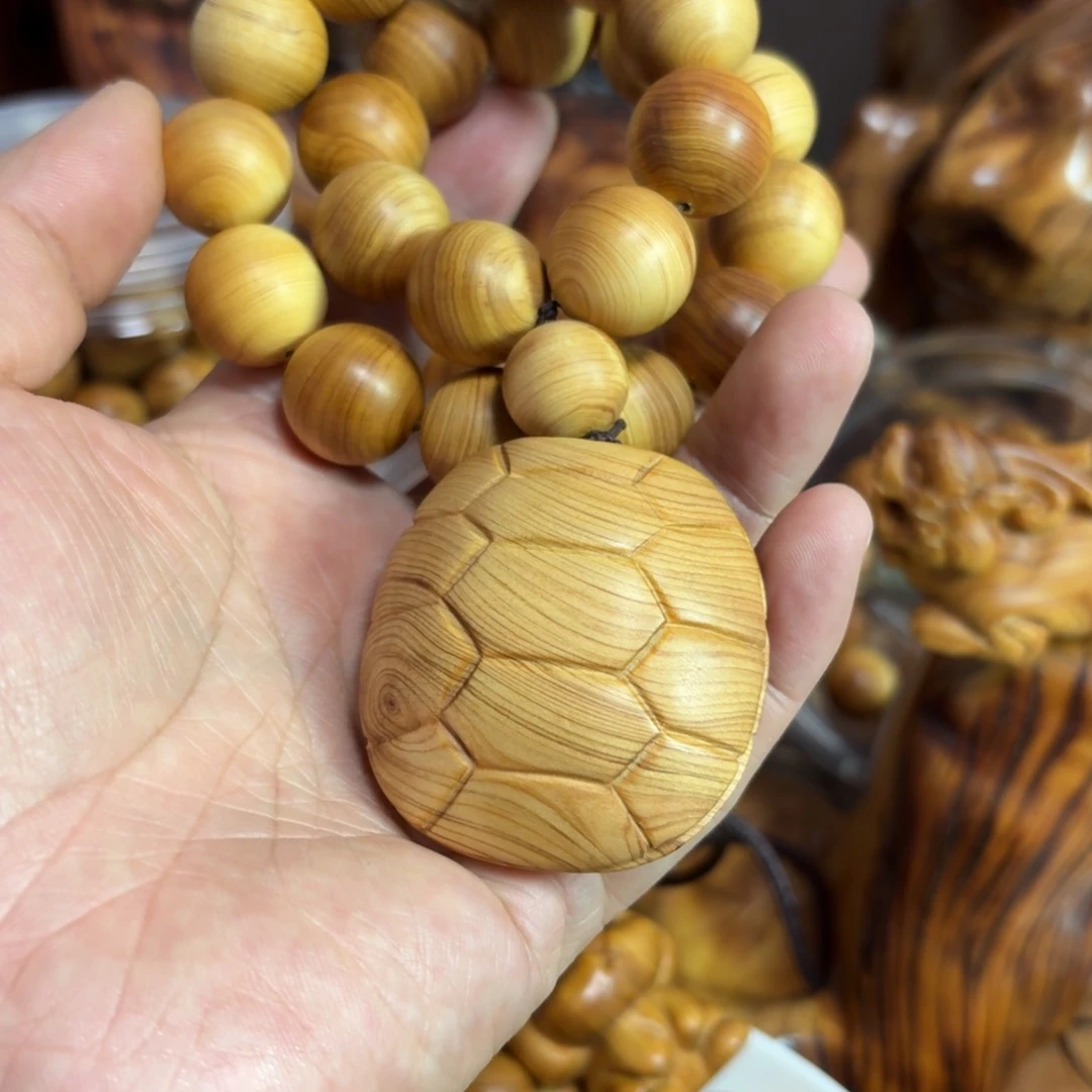 柏木（崖柏）s****空太行崖柏1.8鸡油黄手持