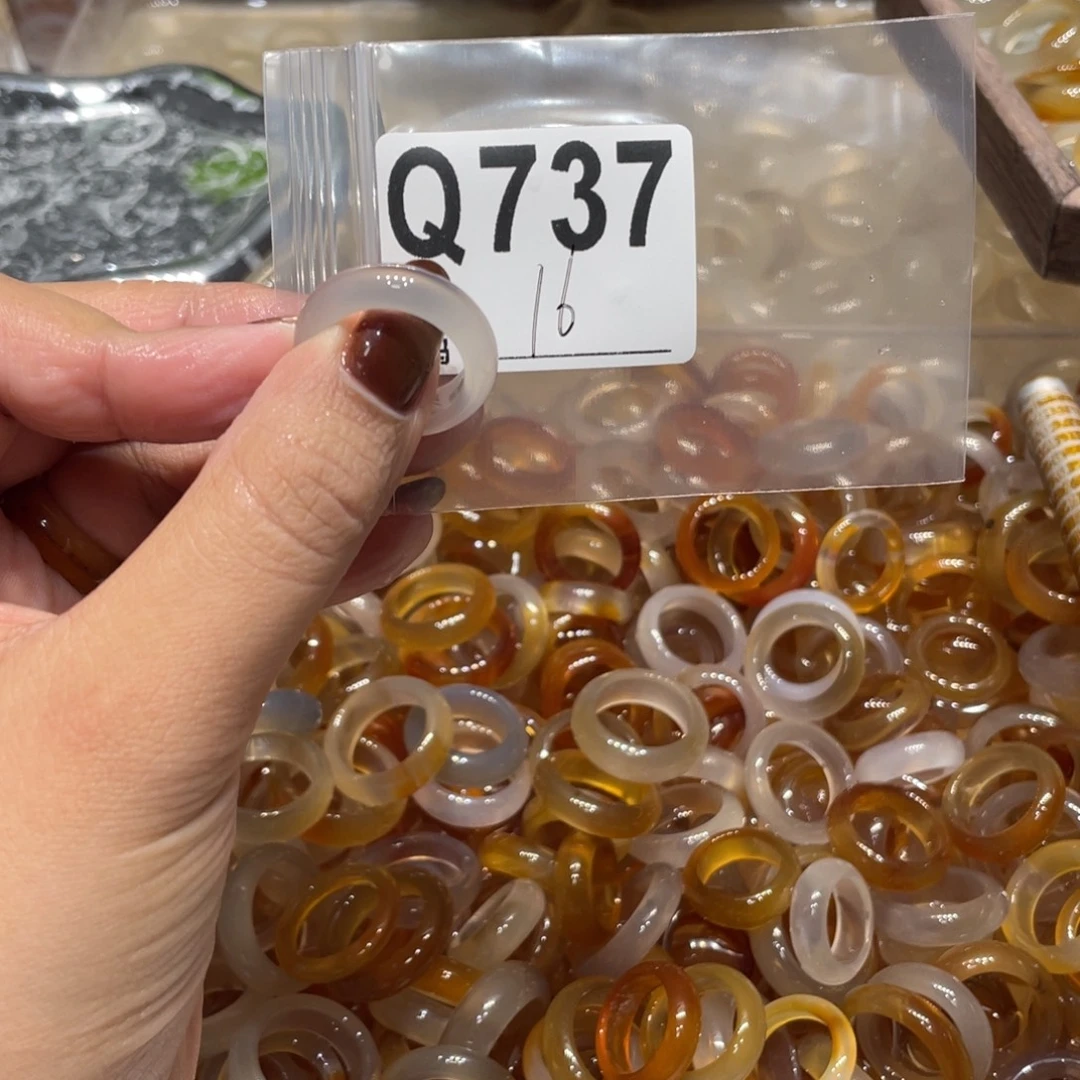 玛瑙/玉髓未镶嵌戒指737