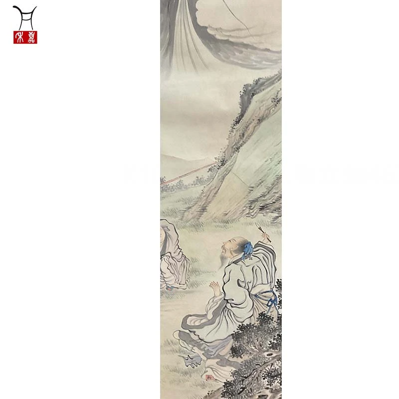 X1015人物立轴46X135/5.6平尺