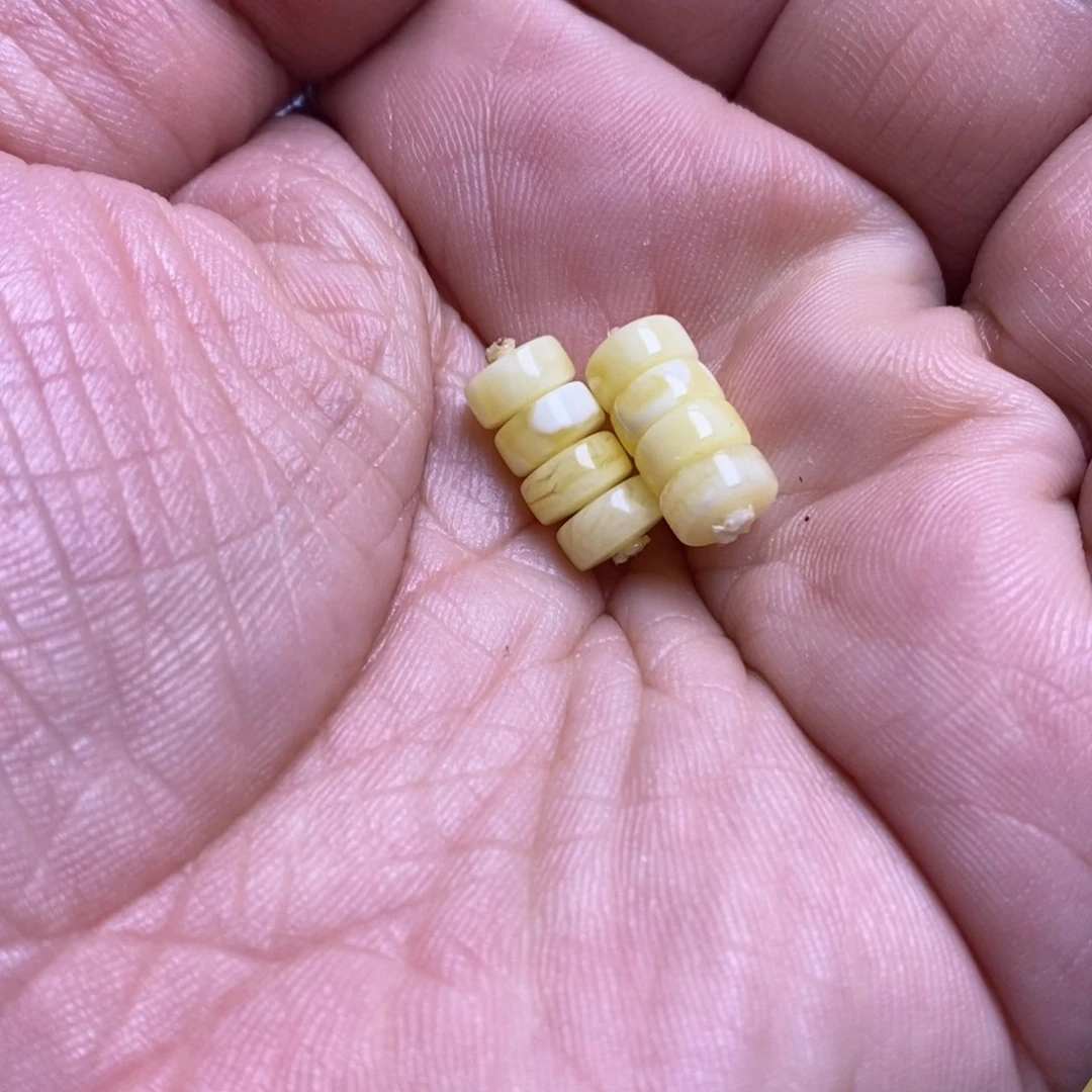 蜜蜡裸石未镶嵌Z**H隔片配饰