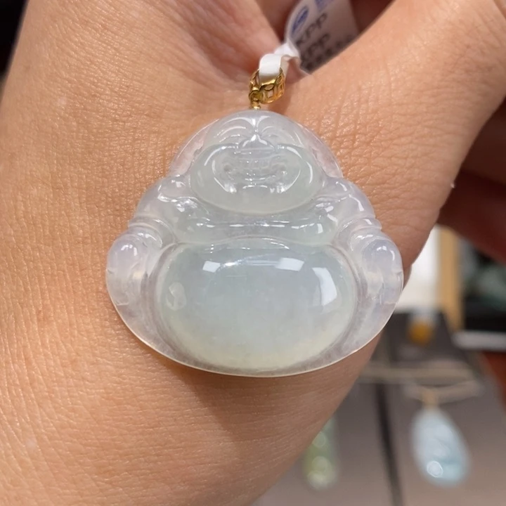 【闪购商品】颈饰18K金镶嵌翡翠20