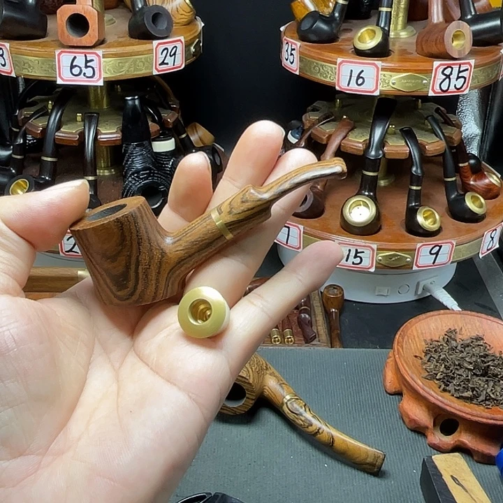 29，黄花梨炭层三用小锤子斗