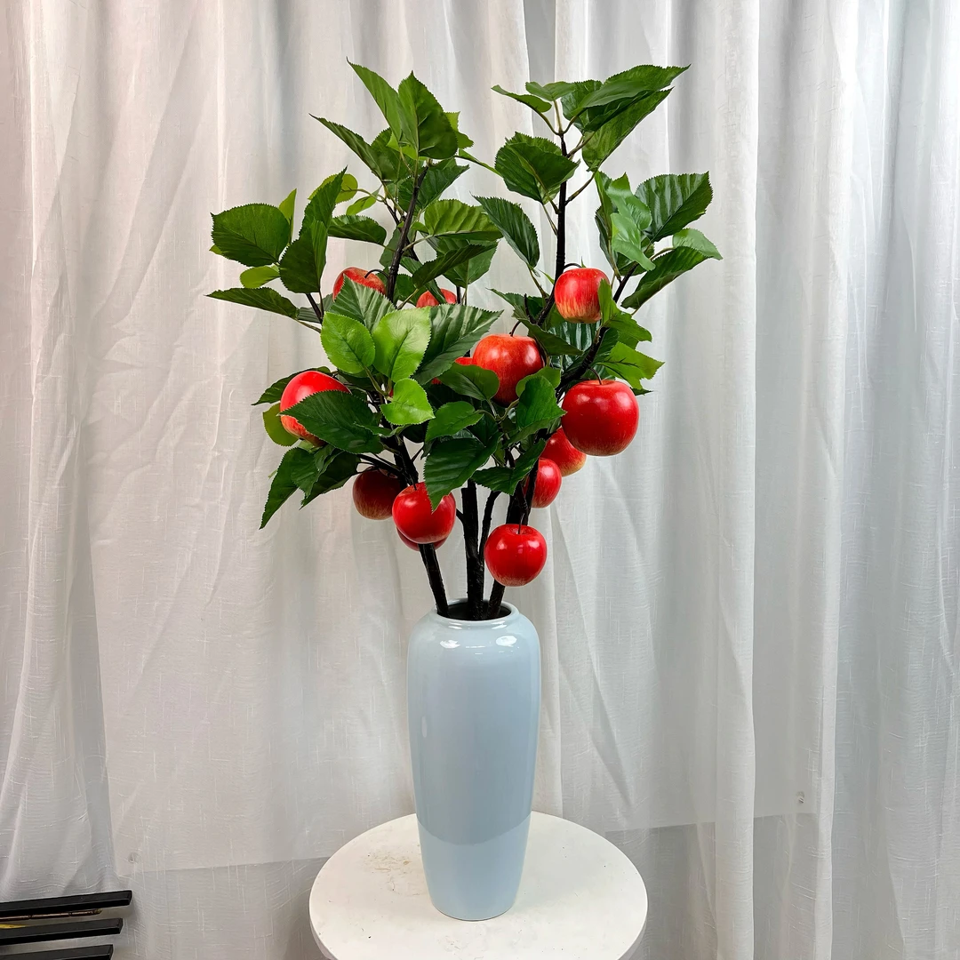 仿真果树装饰花束摆件居家客厅大苹果