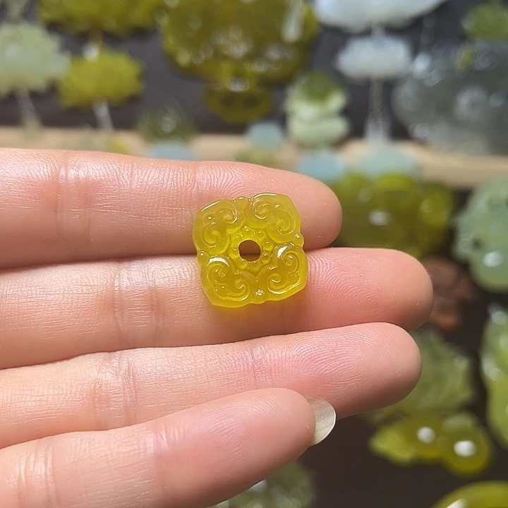 未镶嵌蛇纹石玉发饰