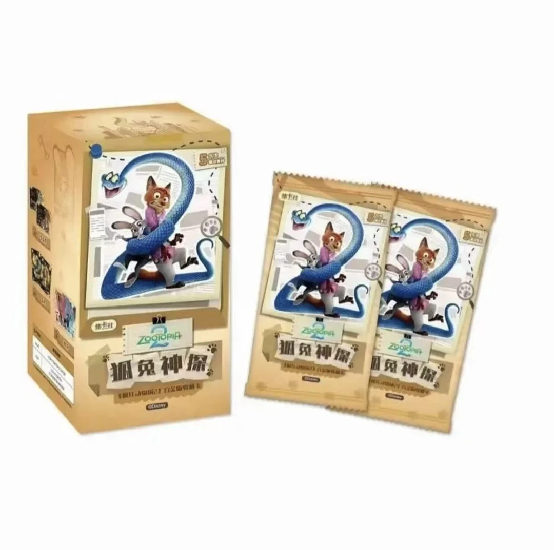 【玩法合集】疯狂动物城2-白金版收藏卡-狐兔神探【金欧欧拆卡】