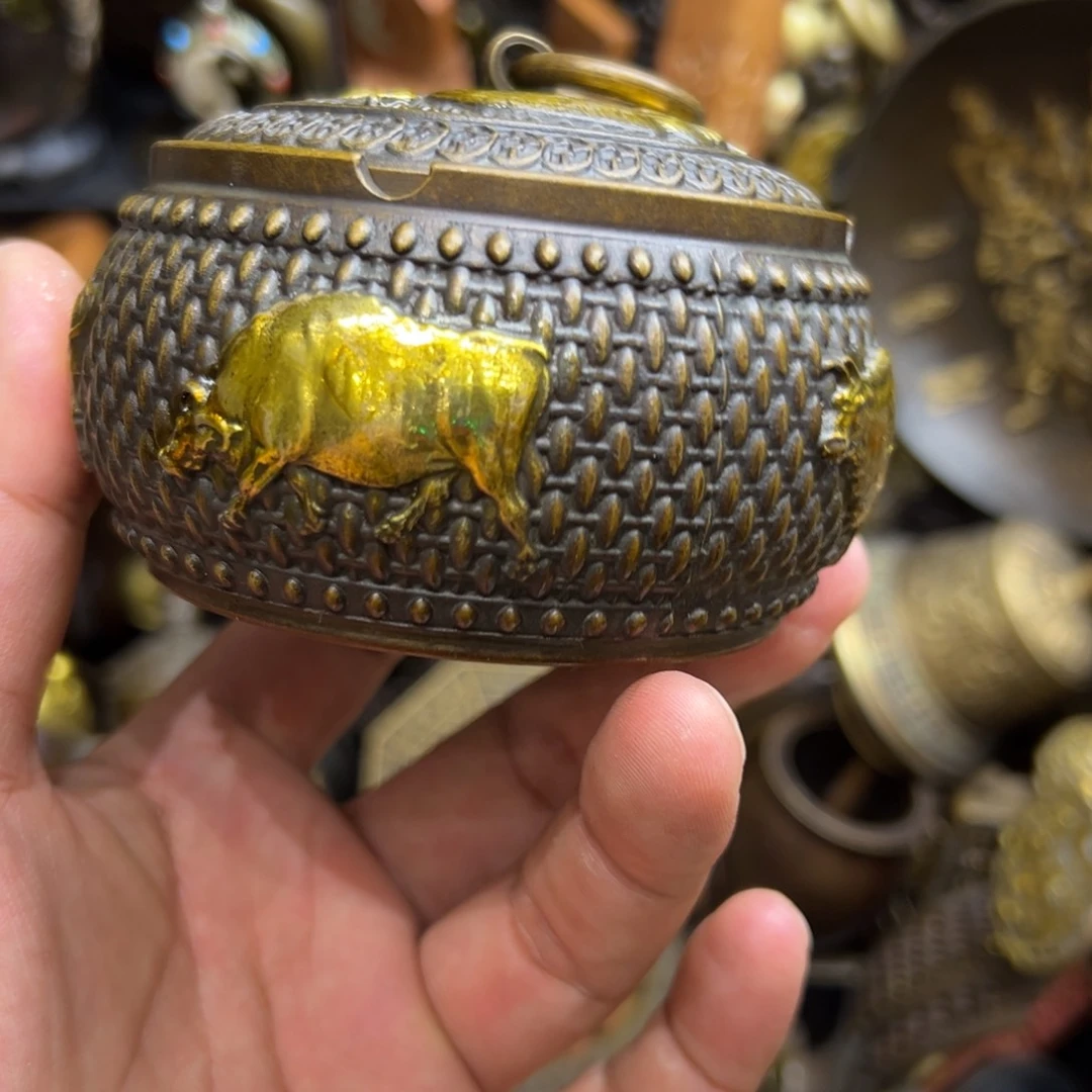百万古铜工艺品摆件