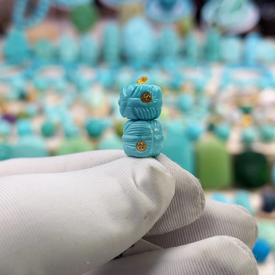 绿松石珠宝奇石未镶嵌