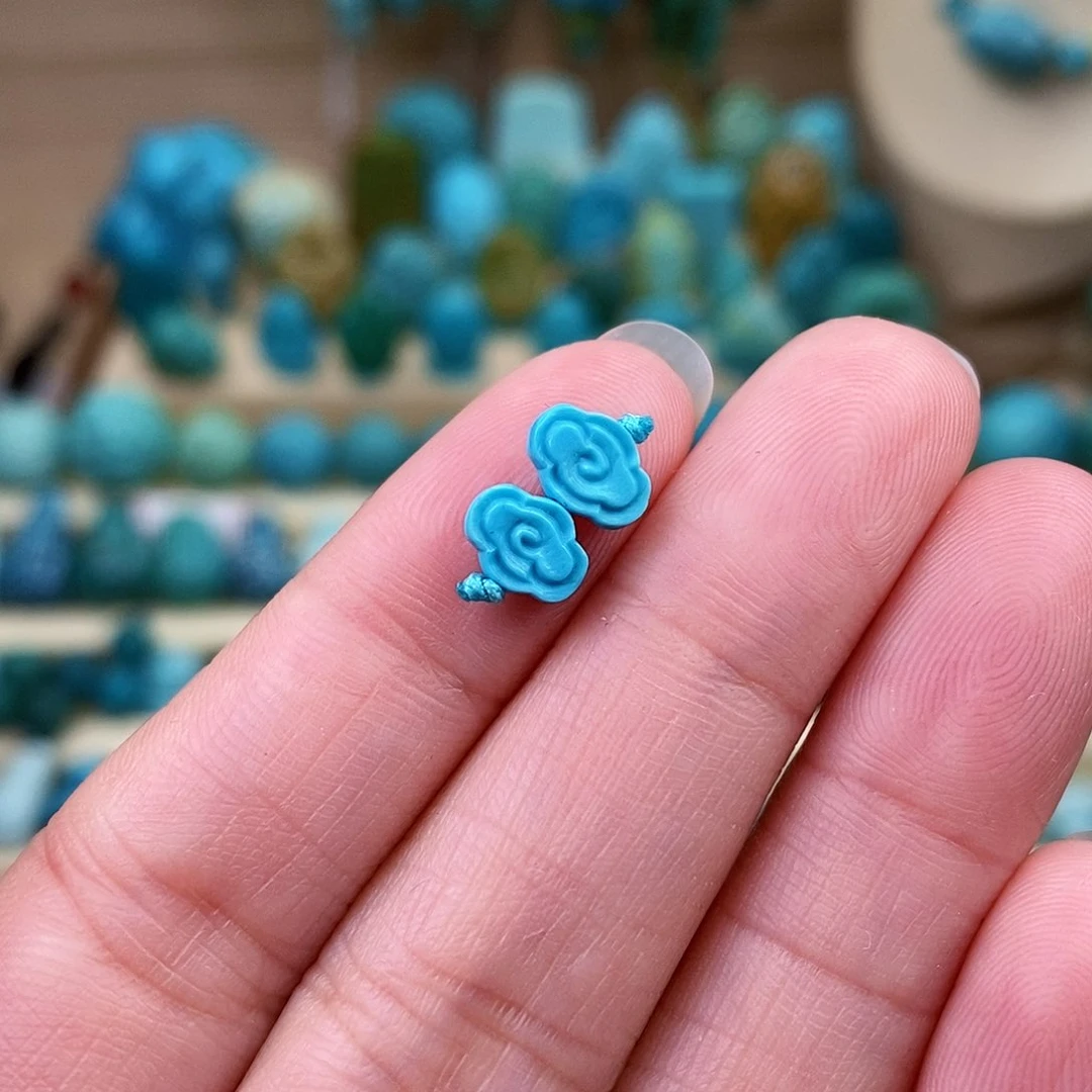 绿松石珠宝奇石未镶嵌