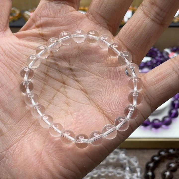 水晶手链未镶嵌白水晶