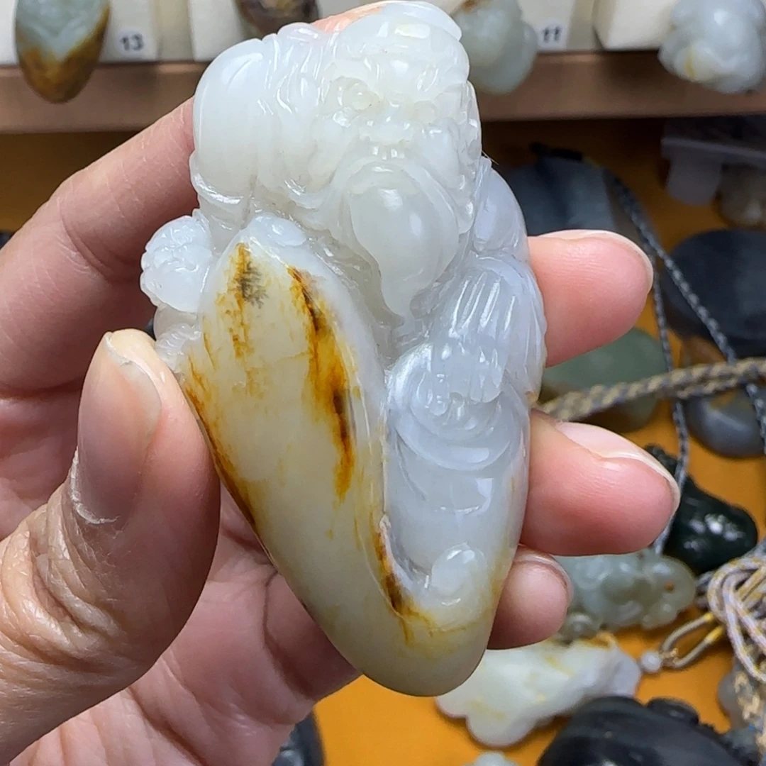 和田玉未镶嵌颈饰和田玉钟馗