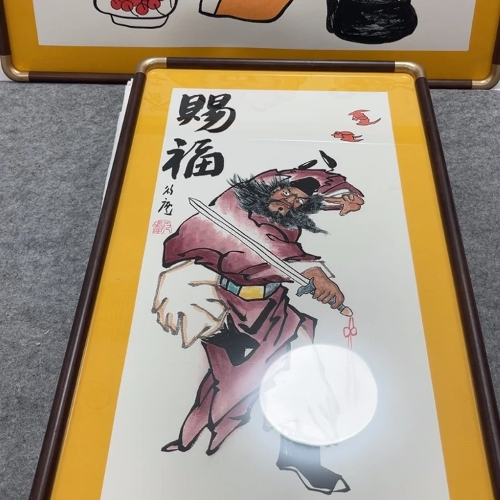 国画手绘禅意画一物一拍