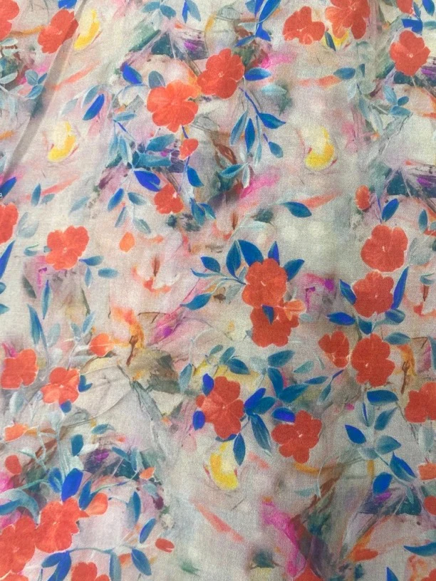 升级版精品天丝木棉.斑驳碎花.春夏连衣裙旗袍面料凉快透气