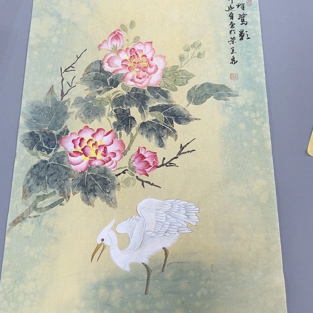 国画国画老师手绘作品