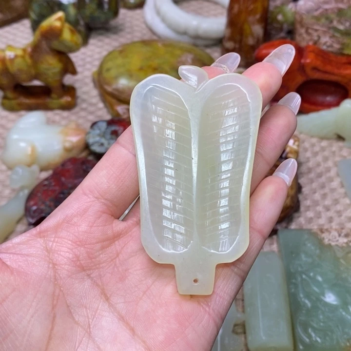 白玉菩提吊坠白玉菩提白玉菩提摆件