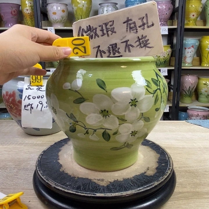 景德镇高温陶瓷花盆