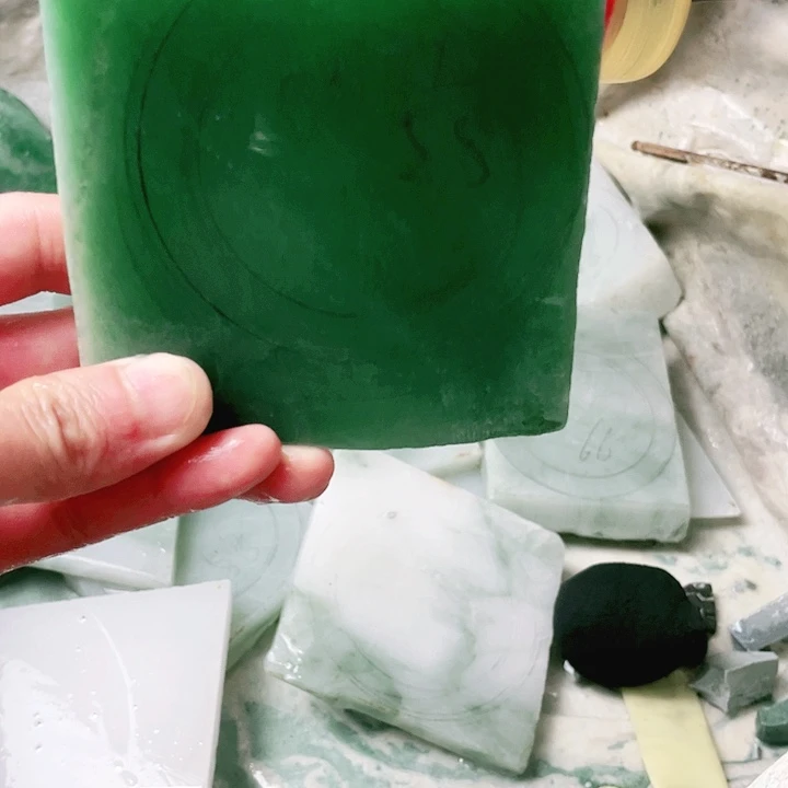 h***姐定制石英质玉手镯58圈口