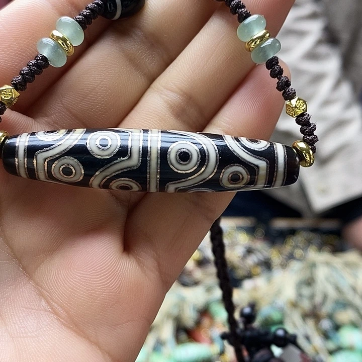 玛瑙/玉髓（覆膜）合金颈饰