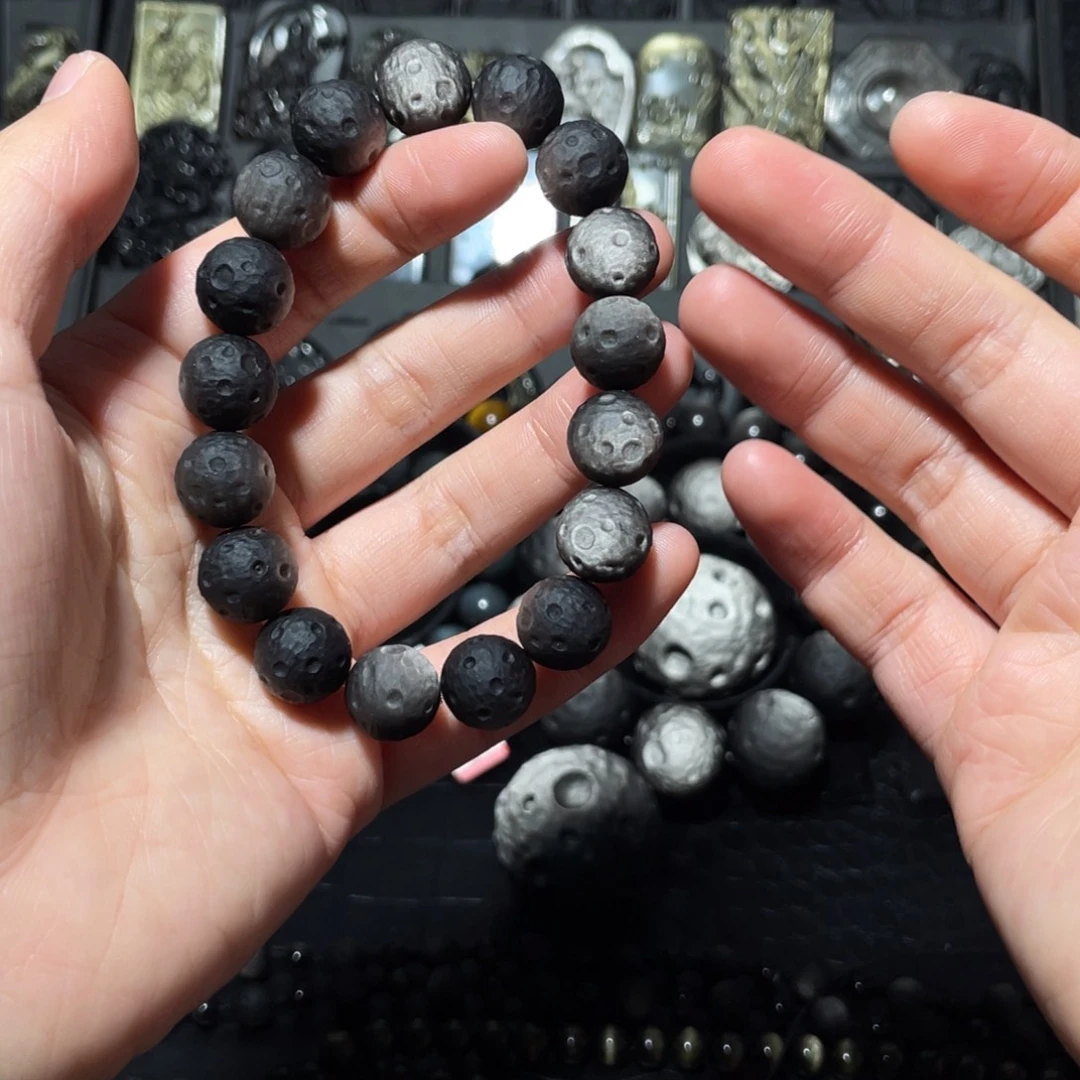 举***灵黑曜岩未镶嵌珠宝奇石