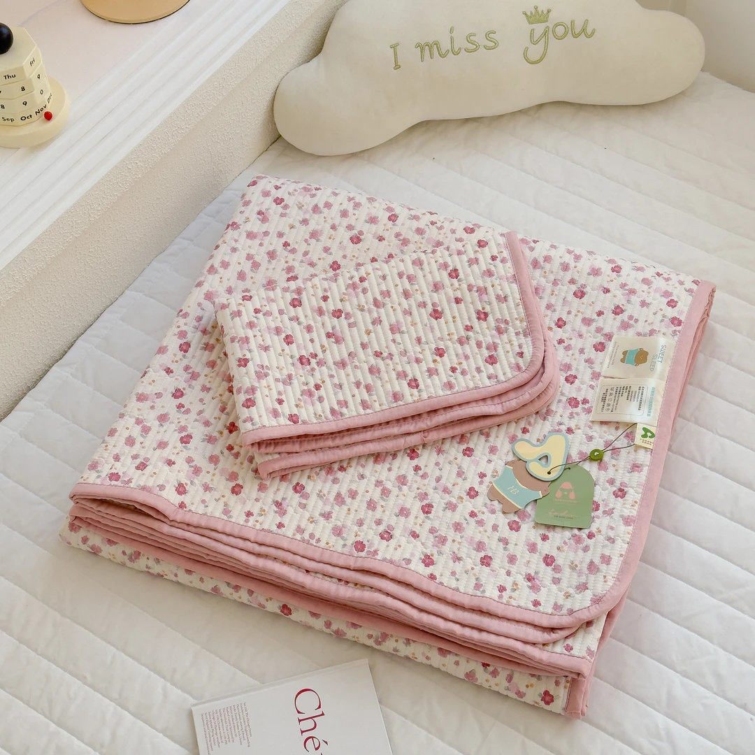 美玲  针织棉床盖套件系列 床盖 设计师款新品浮力