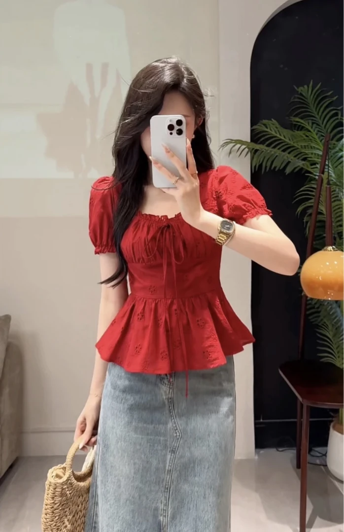 XXYC【半度浅夏】温柔风气质修身显瘦时尚洋气衬衫女