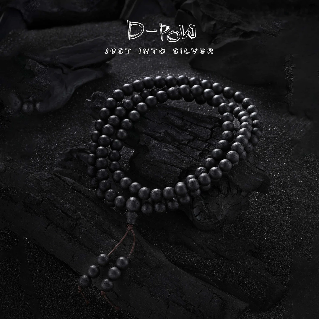 灯小炮 非金属木质手链 多圈手串66cm（8564）