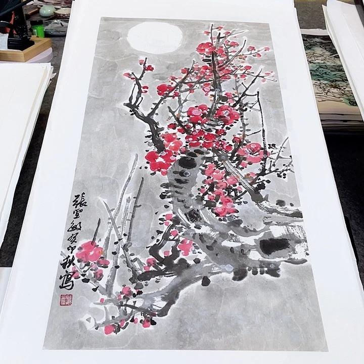 国画张圣敏先生纯手绘作品