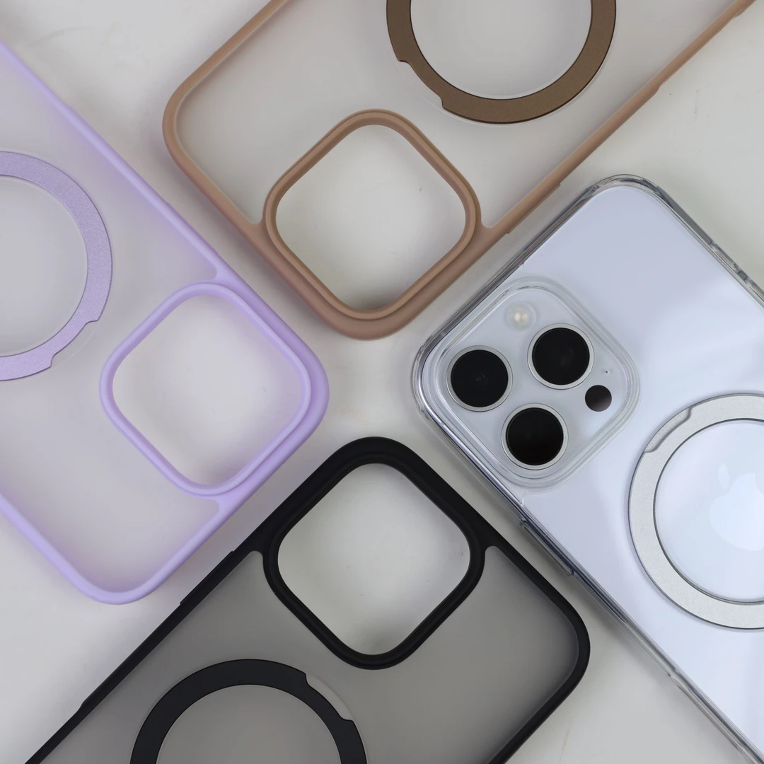 95新 Baseus/倍思 天环手机壳支点壳带支架可磁吸 360防摔wbdsp