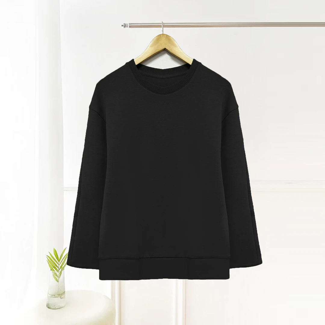 新品上新！时尚百搭圆领套头休闲卫衣H224