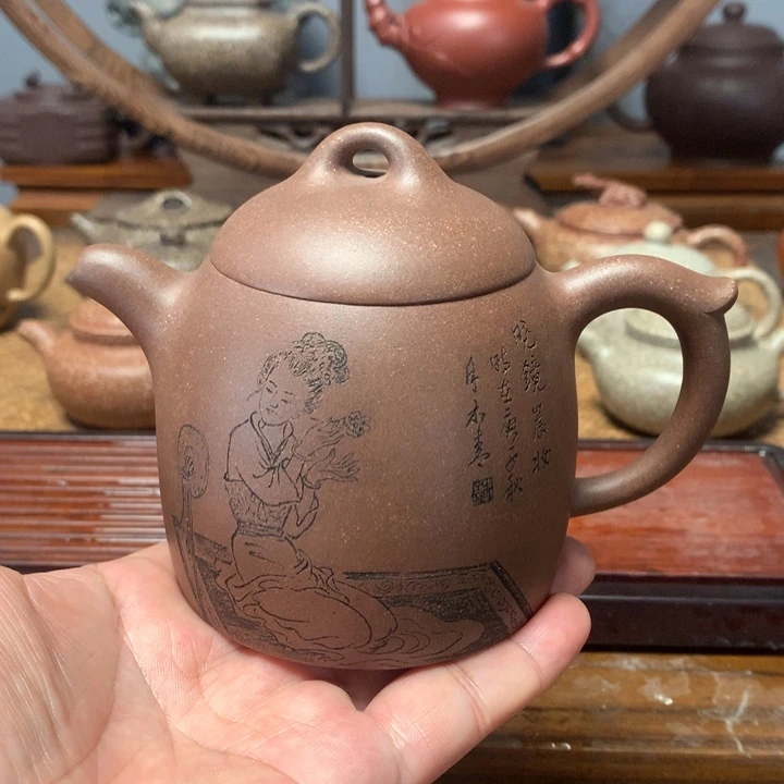 紫砂茶壶工艺师作品