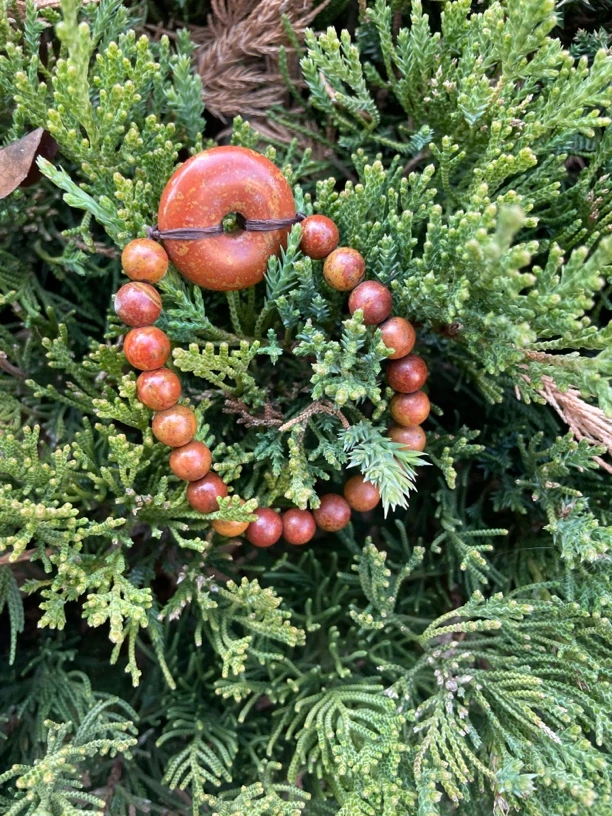 泗滨砭石平安扣手串