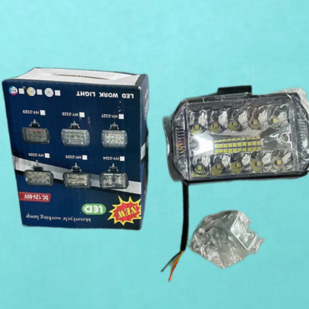 12V - 80V通用防水汽车LED射灯适用于电动车货车三轮车摩托车