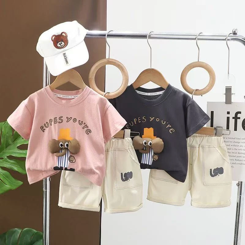 夏季卡通短袖套装