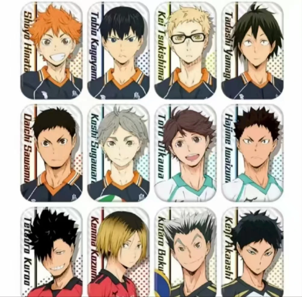 【咚咚锵】排球少年波点方吧唧盲盒（默认代拆）