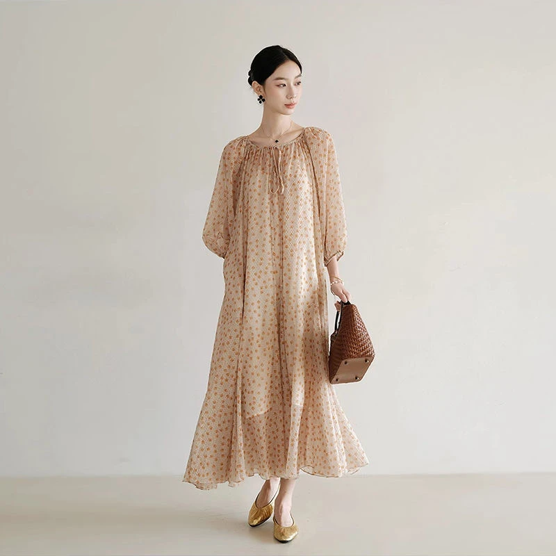 9091 轻奢温柔风连衣裙