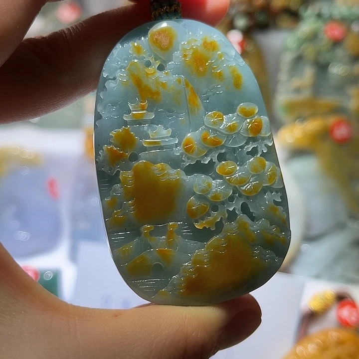 吊坠(不含链)未镶嵌翡翠