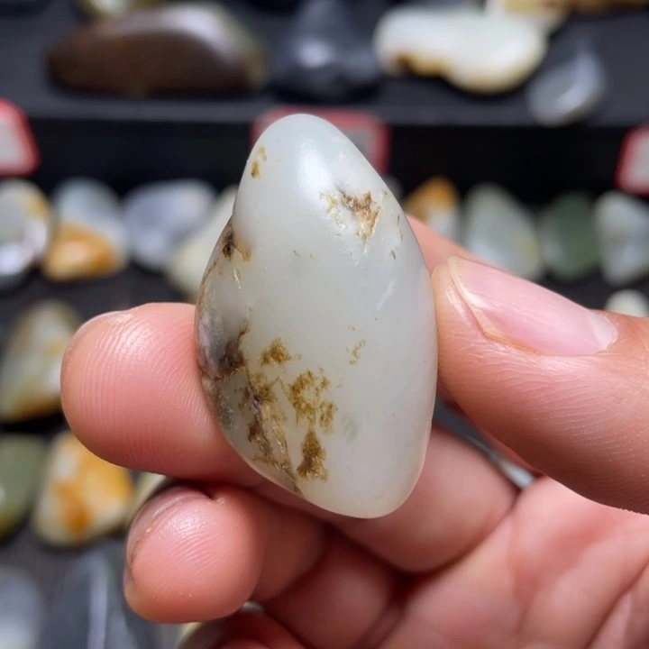 和田玉未镶嵌挂件5