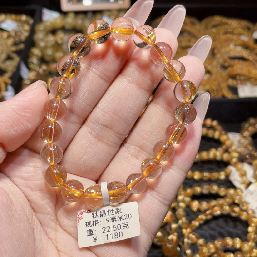 手链水晶未镶嵌天然钛晶手链