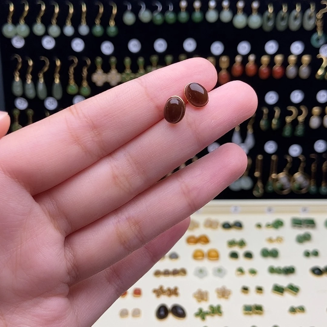 银S925镀金镶嵌手链和田玉