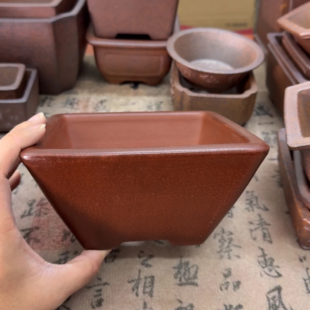 紫砂花盆9号宜兴紫砂正品16x8