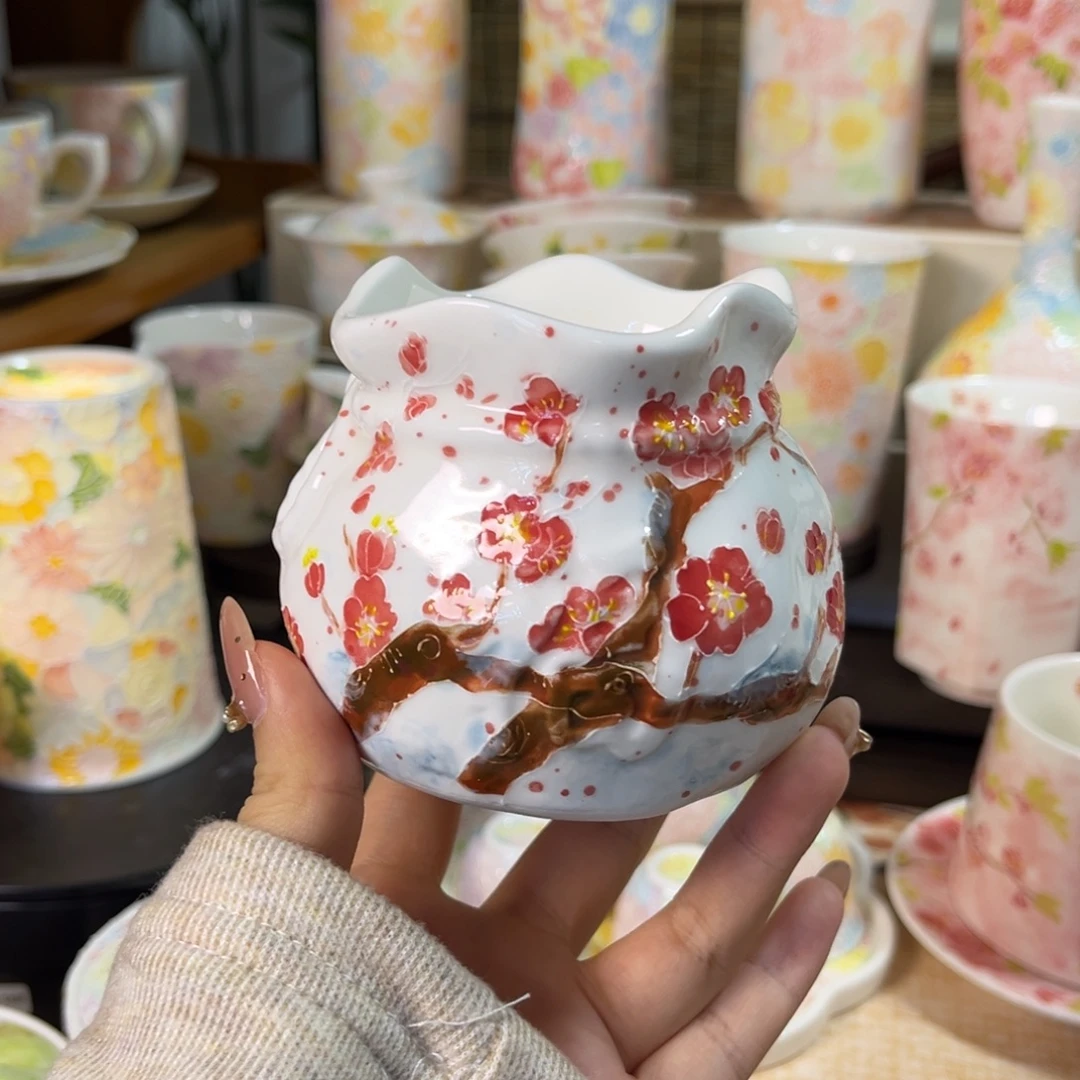 陶瓷手柄款梅花福袋