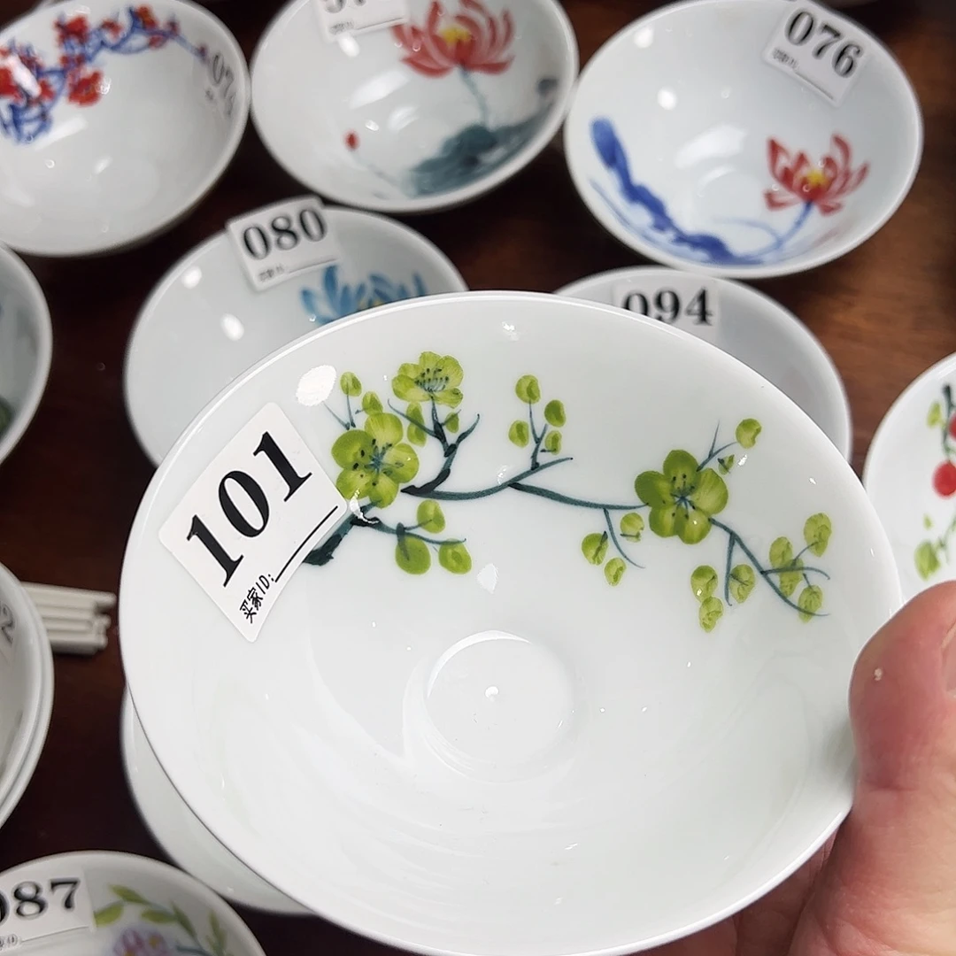 瓷片景德镇陶瓷手工手绘制作