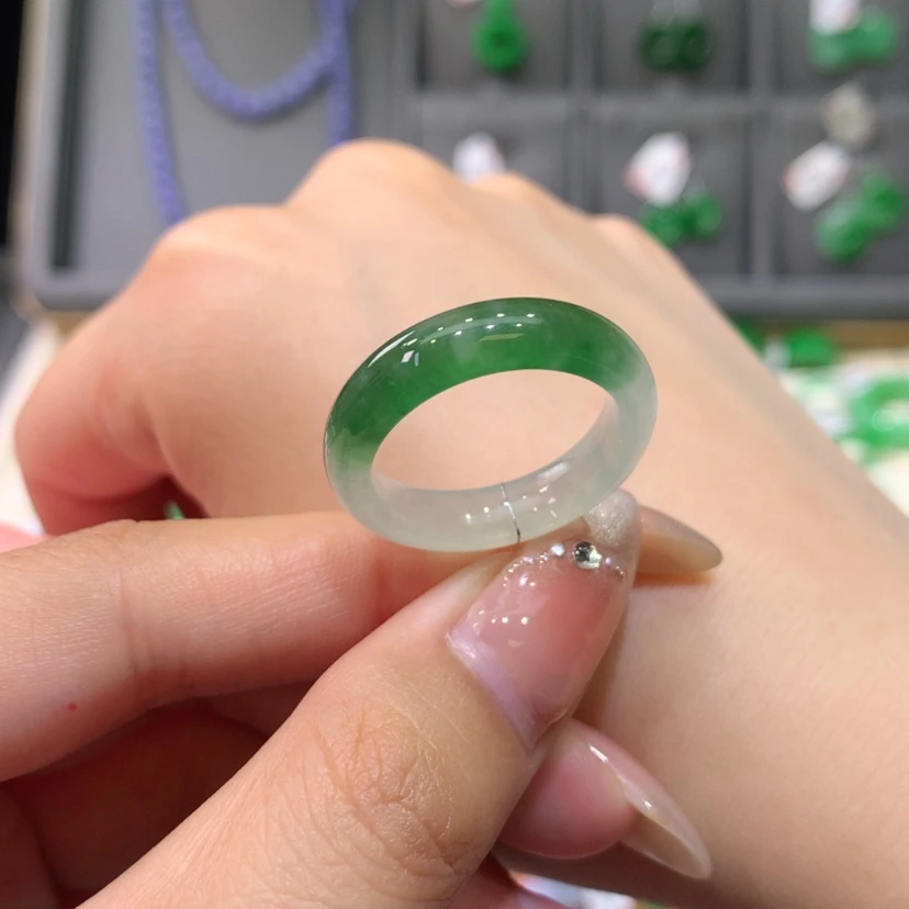 【闪购商品】翡翠戒指未镶嵌17号