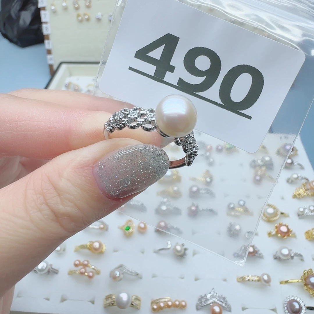 淡水珍珠珠宝奇石合金490