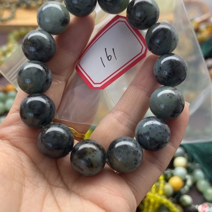 未镶嵌蛇纹石玉手链