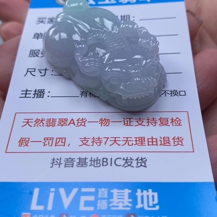 翡翠未镶嵌颈饰多人貔貅