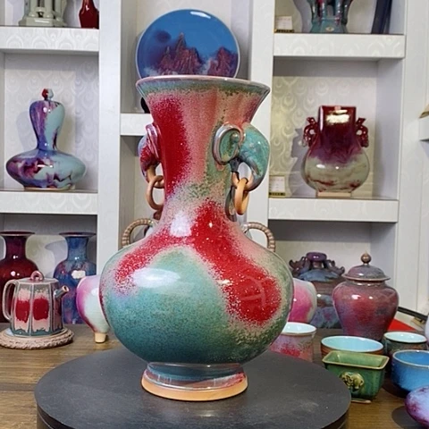 摆件禹州神后钧瓷原产地~